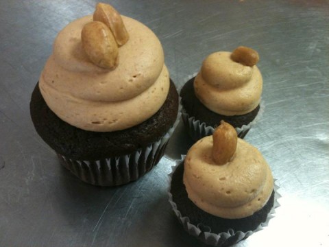 My favourites: peanut butter cupcakes