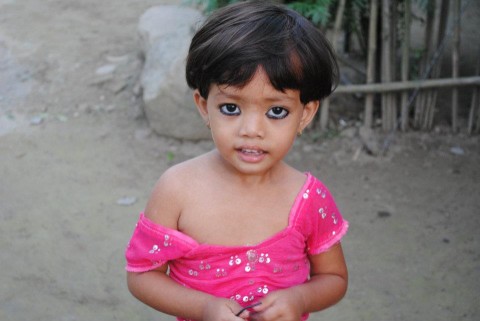 Ever watched those scary beauty contests for little girls? Mums from Chitwan surely did...